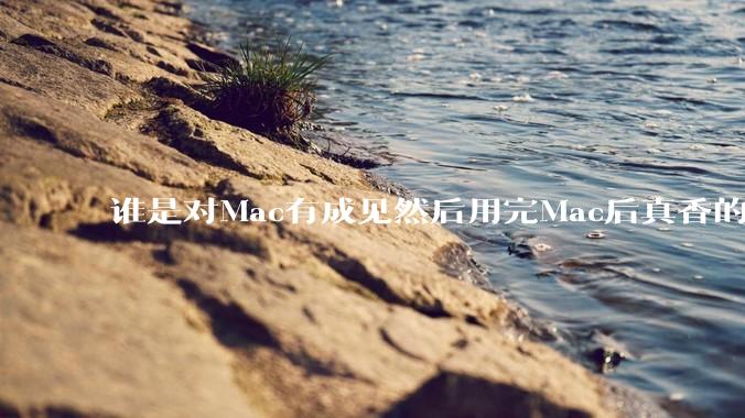 谁是对Mac有成见然后用完Mac后真香的？